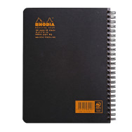 Rhodia Classic Wirebound Notebook - Medium - Black - Meeting Book - Picture 1